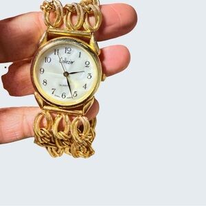Gold-Tone Women's Chain-Link Bracelet Watch